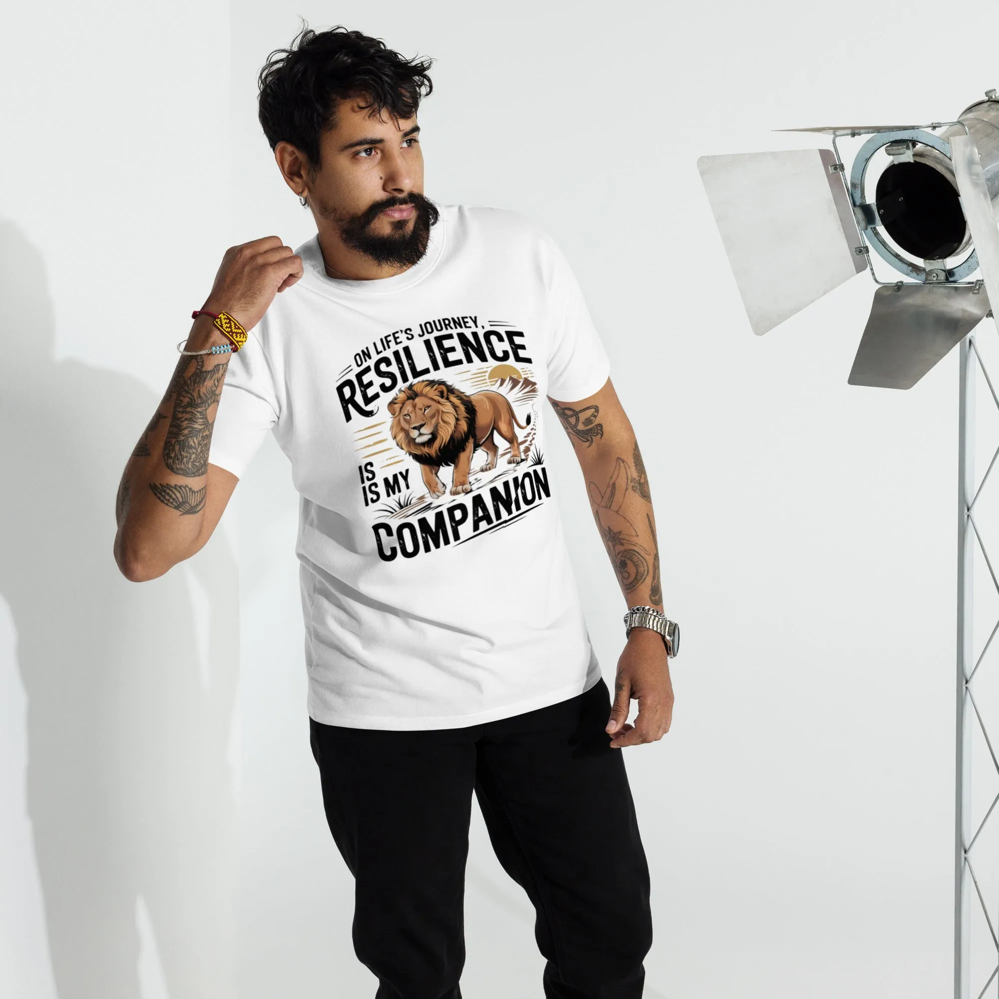 Resilient Roar Men’s premium heavyweight tee
