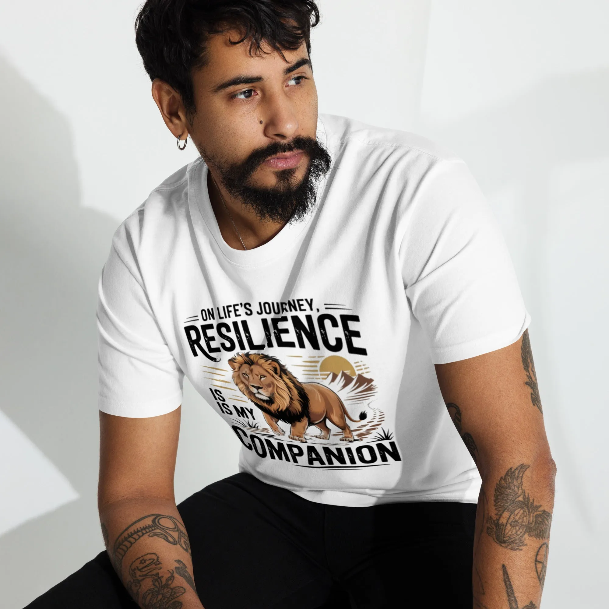 Resilient Roar Men’s premium heavyweight tee