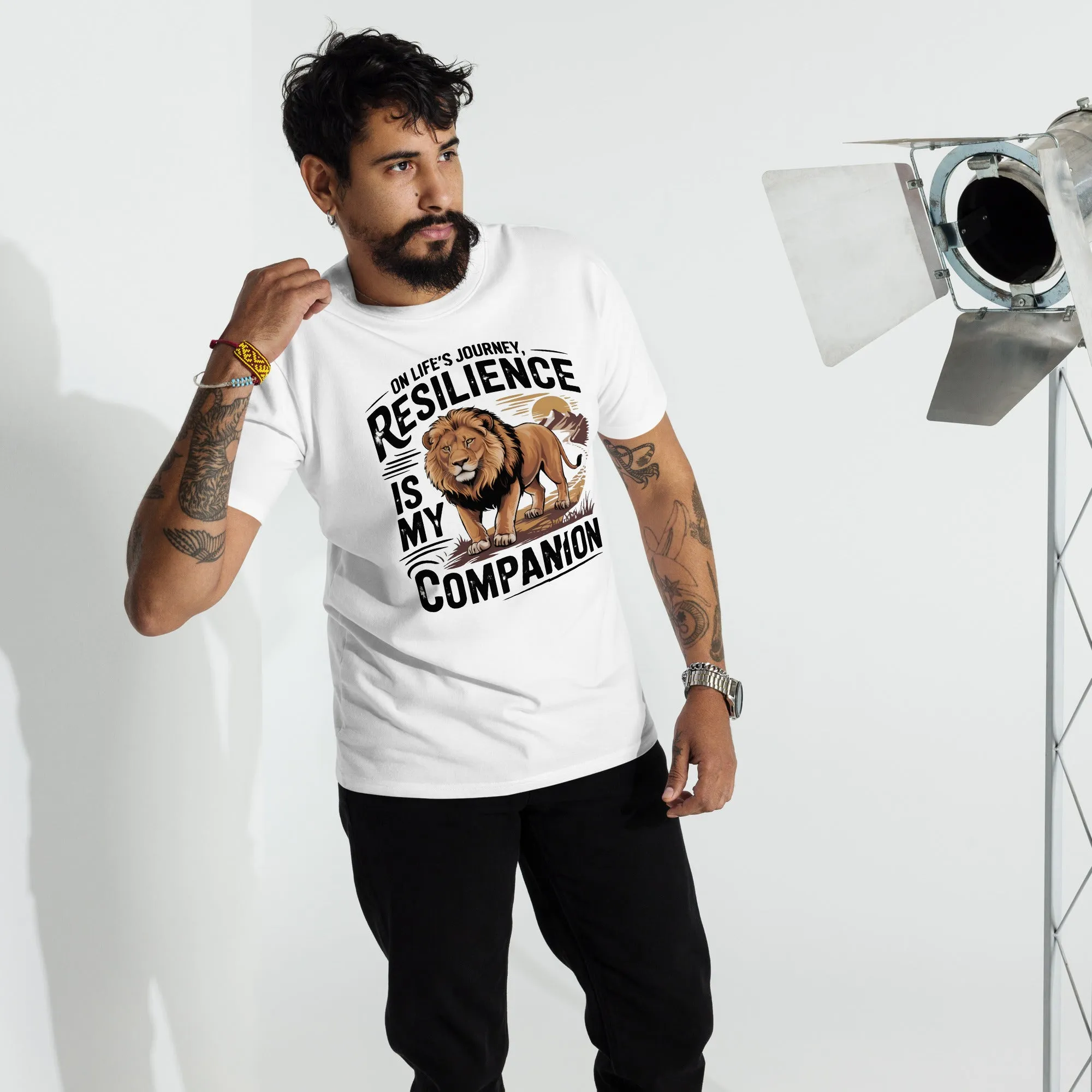 Resilient Roar Men’s premium heavyweight tee