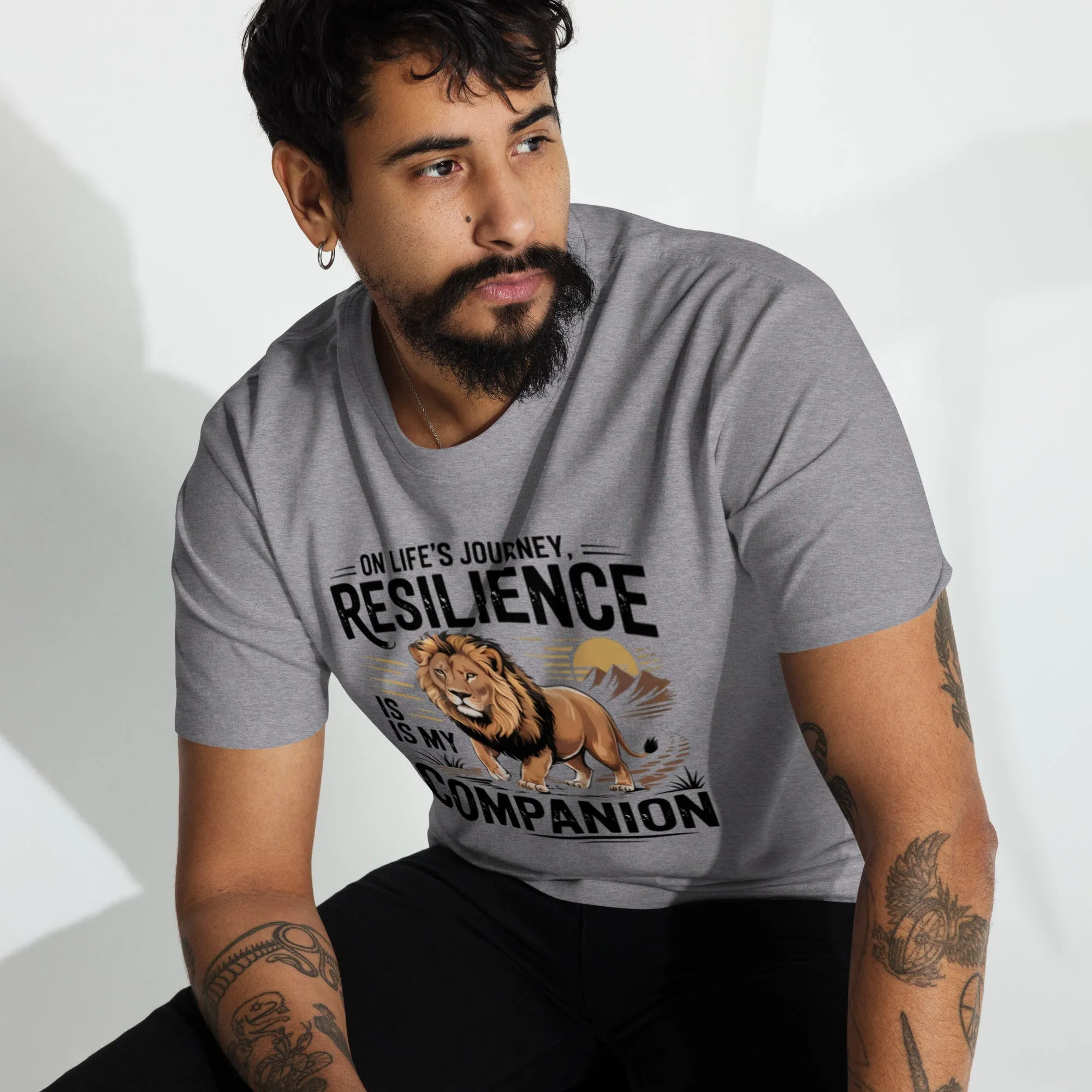 Resilient Roar Men’s premium heavyweight tee