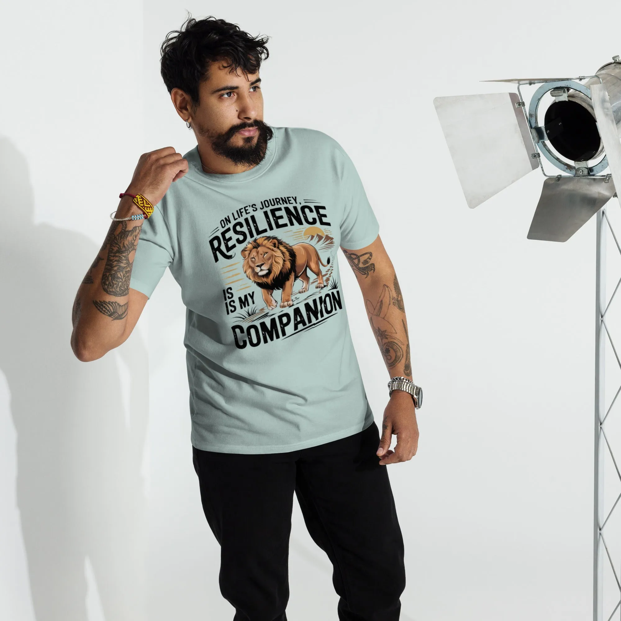 Resilient Roar Men’s premium heavyweight tee