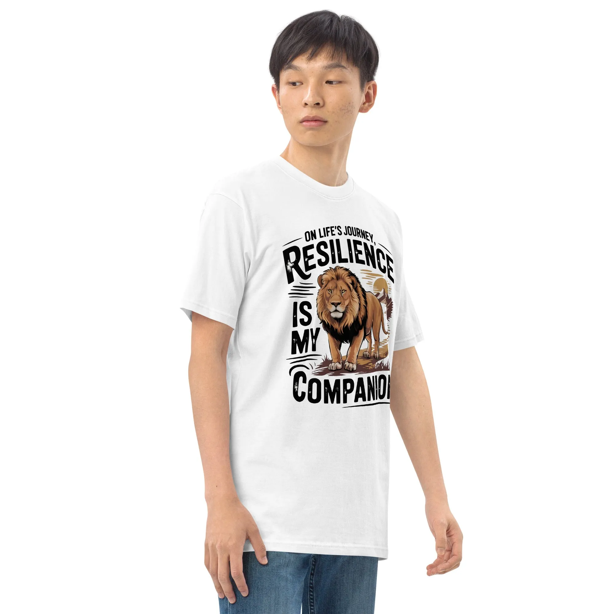 Resilient Roar Men’s premium heavyweight tee