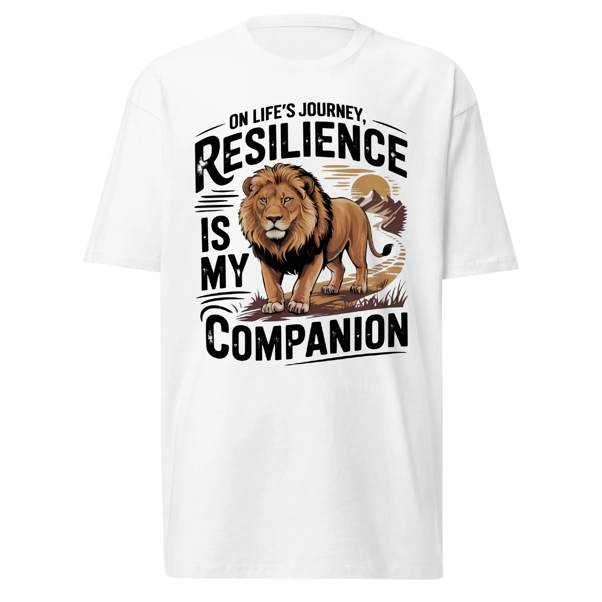 Resilient Roar Men’s premium heavyweight tee