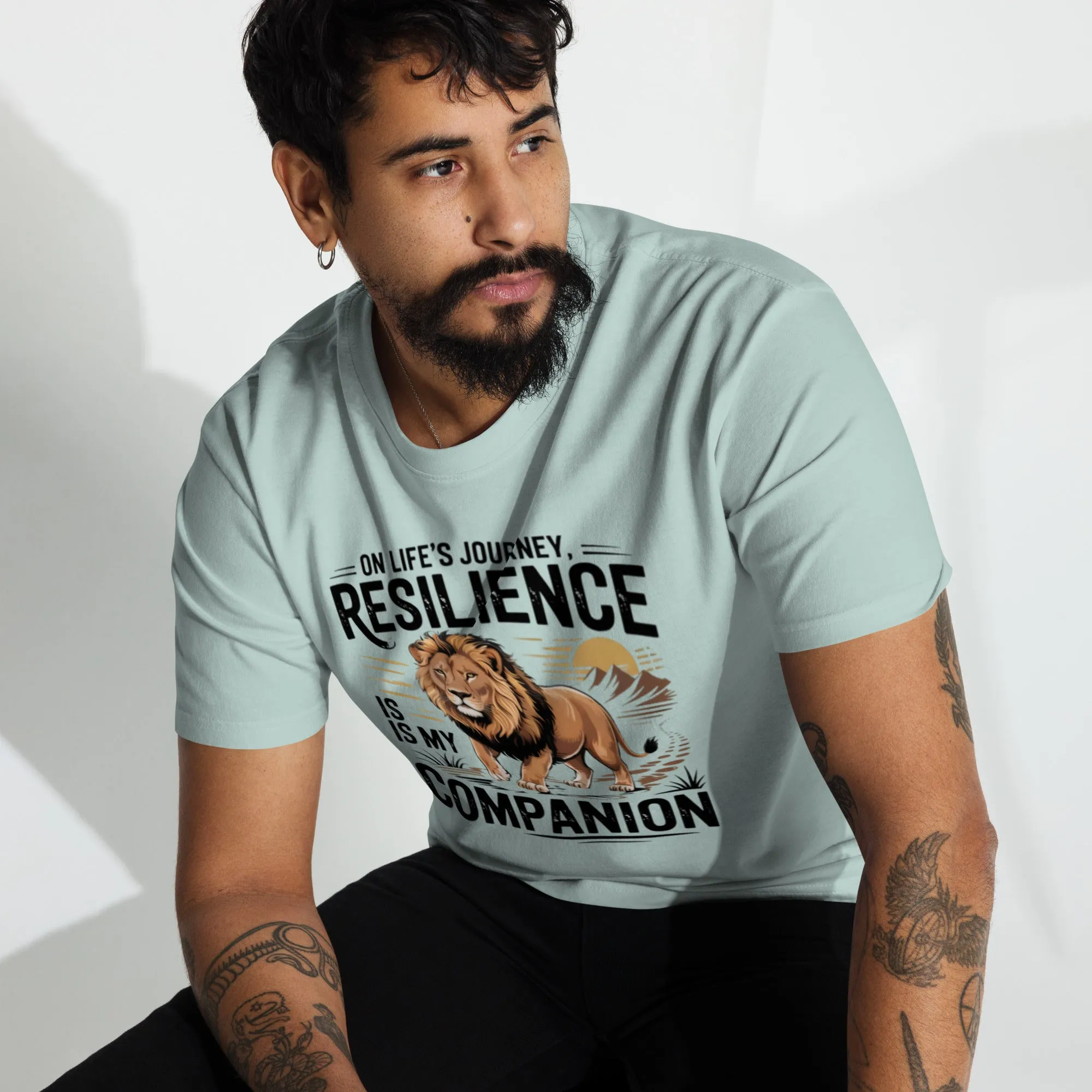 Resilient Roar Men’s premium heavyweight tee