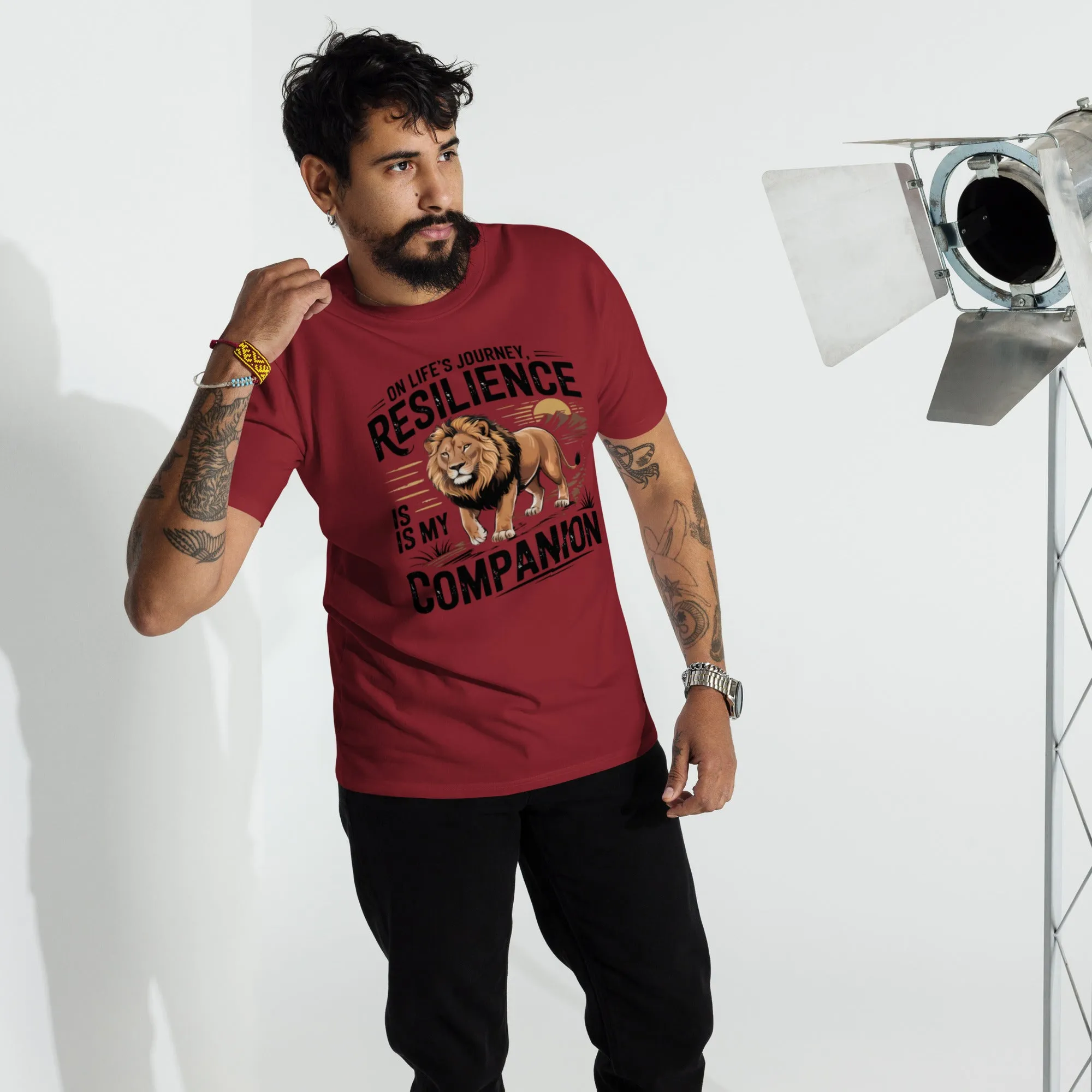 Resilient Roar Men’s premium heavyweight tee