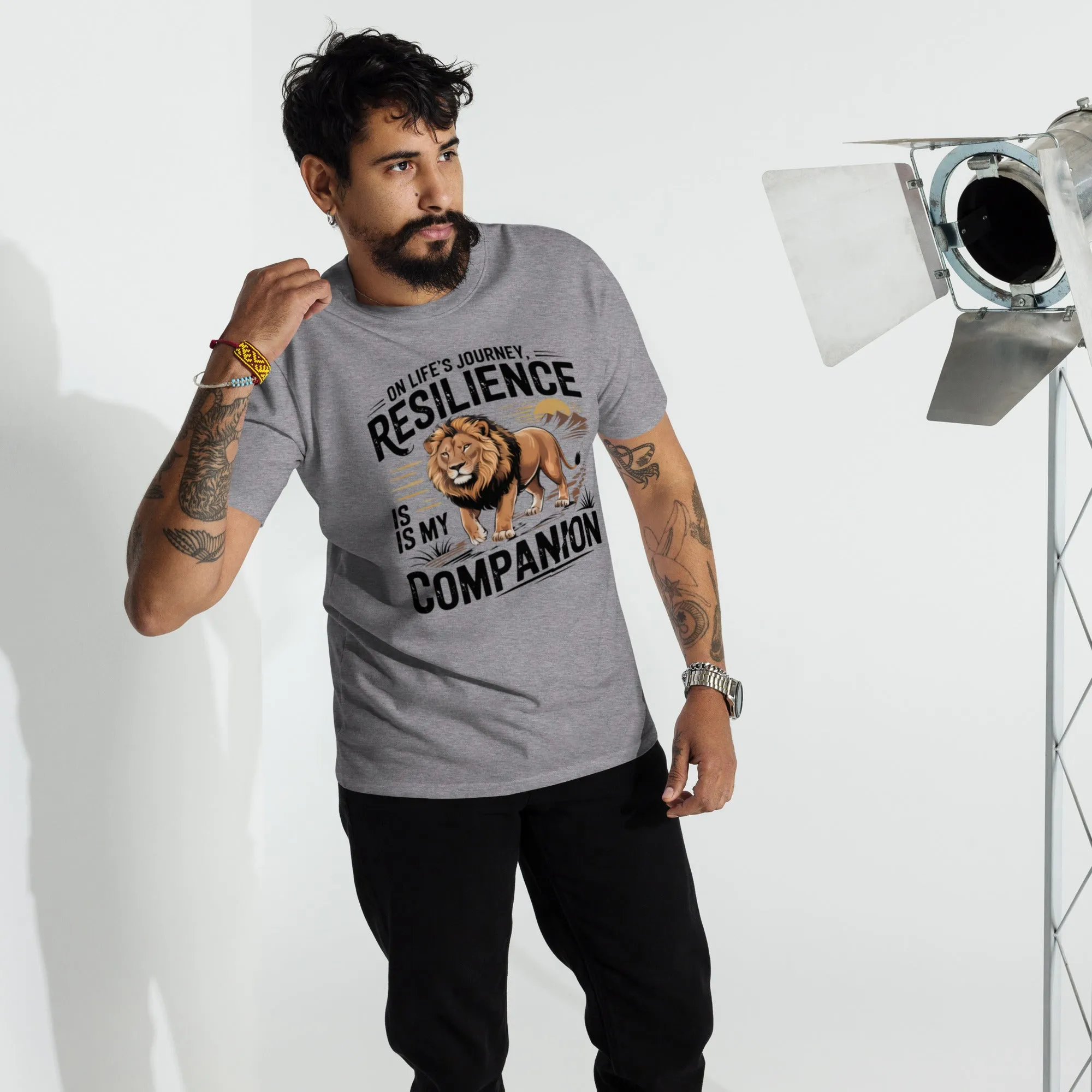Resilient Roar Men’s premium heavyweight tee