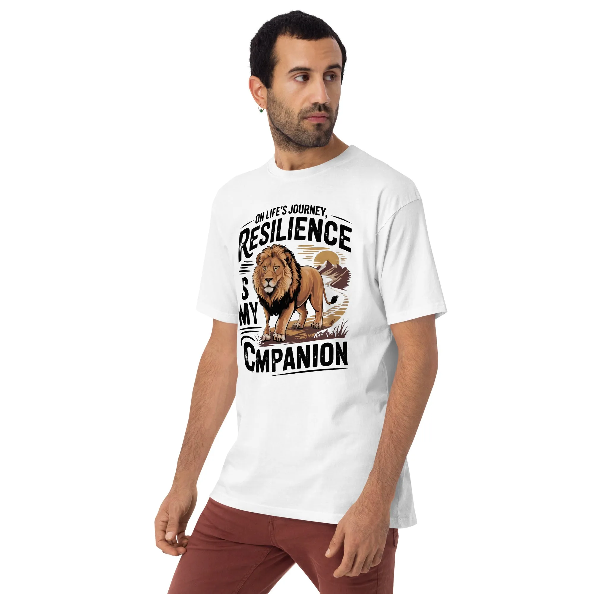 Resilient Roar Men’s premium heavyweight tee