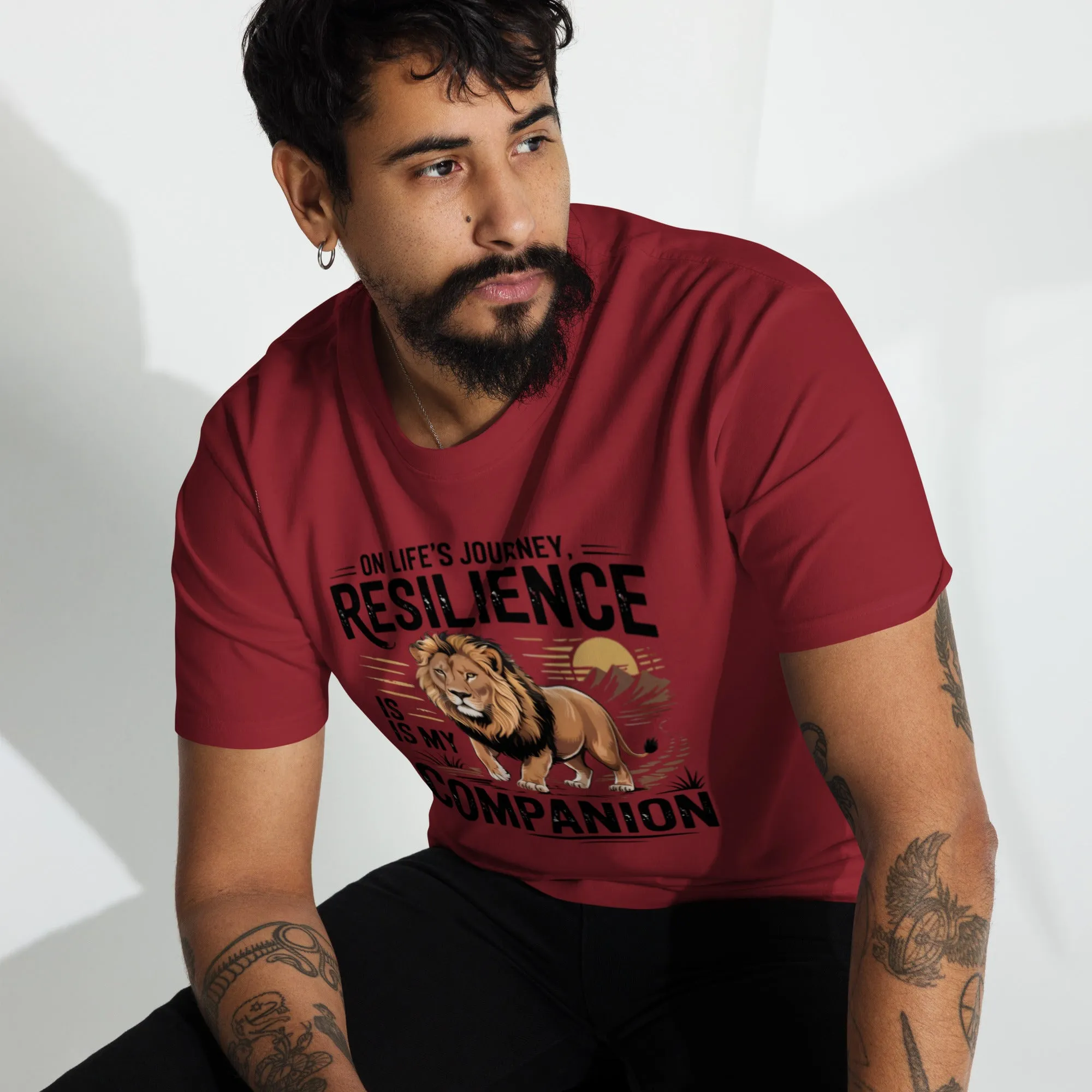 Resilient Roar Men’s premium heavyweight tee