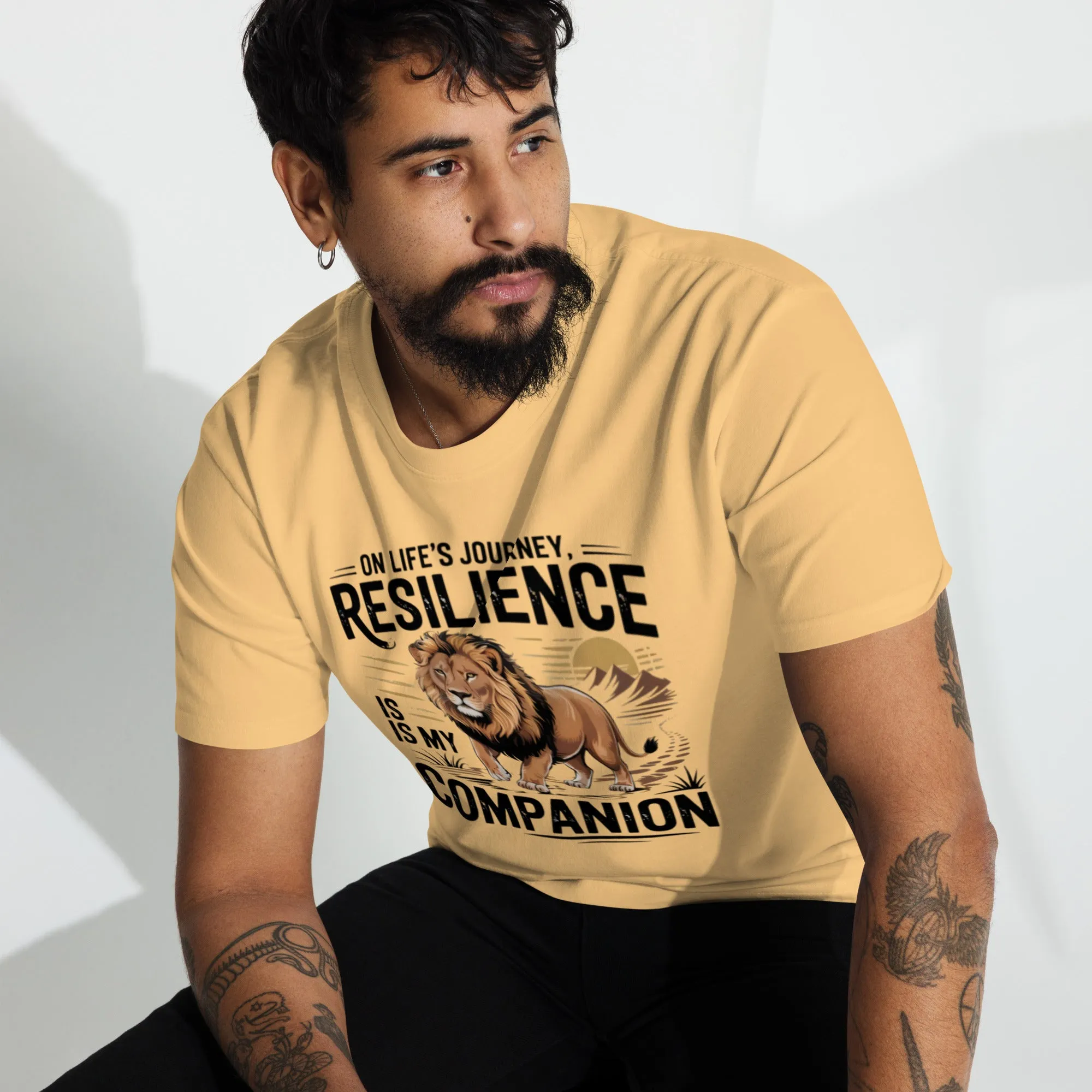 Resilient Roar Men’s premium heavyweight tee