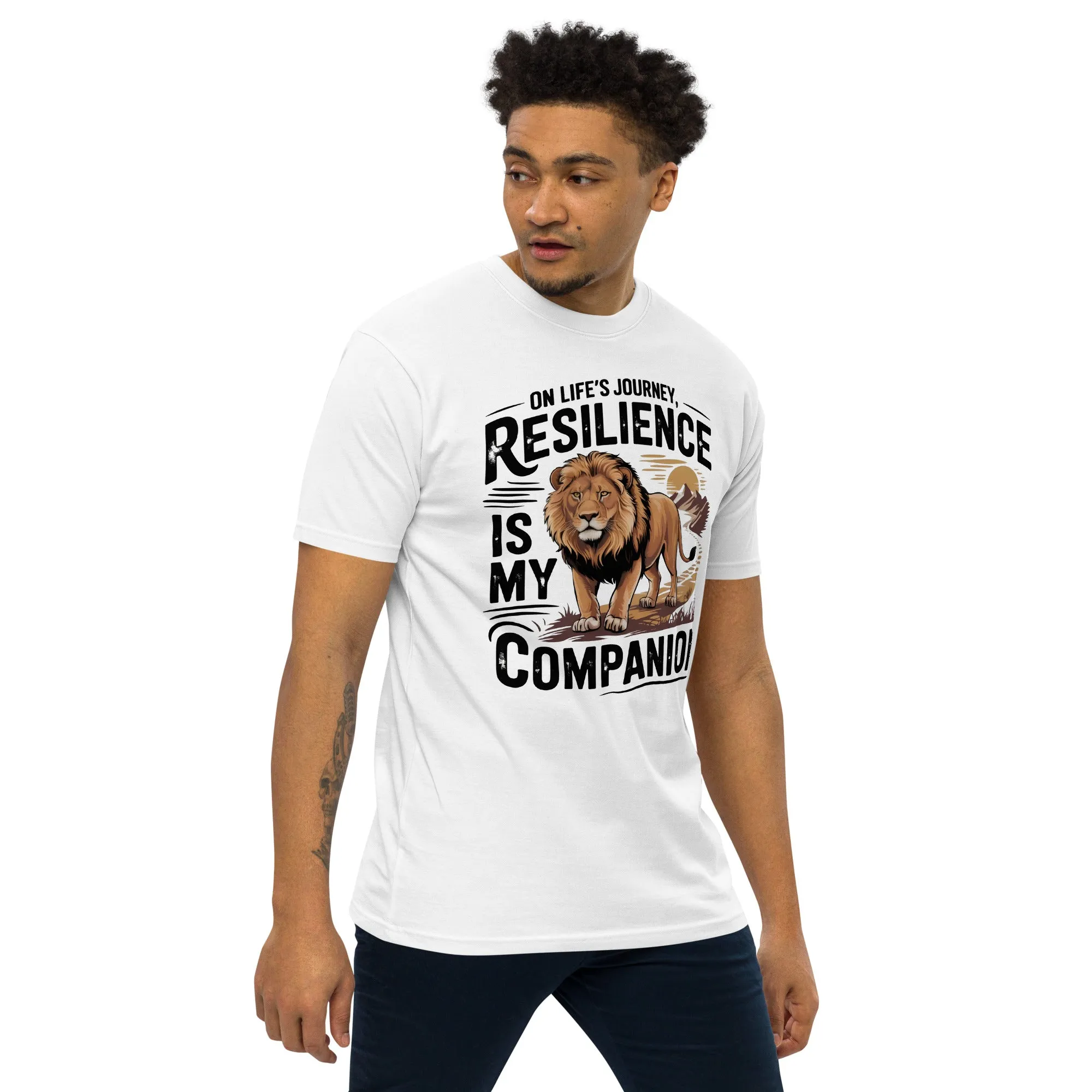 Resilient Roar Men’s premium heavyweight tee