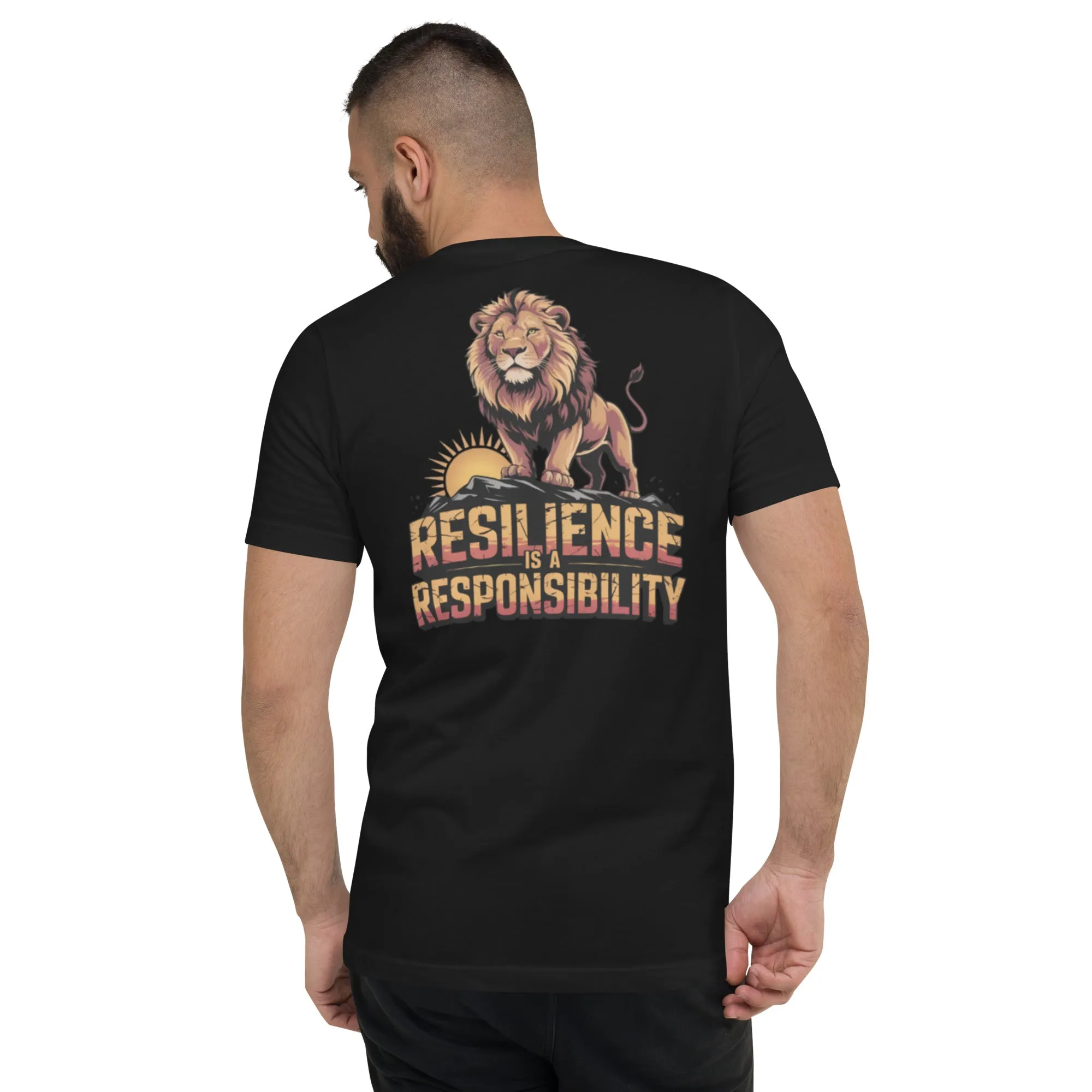 Resilient Roar Unisex Short Sleeve V-Neck T-Shirt