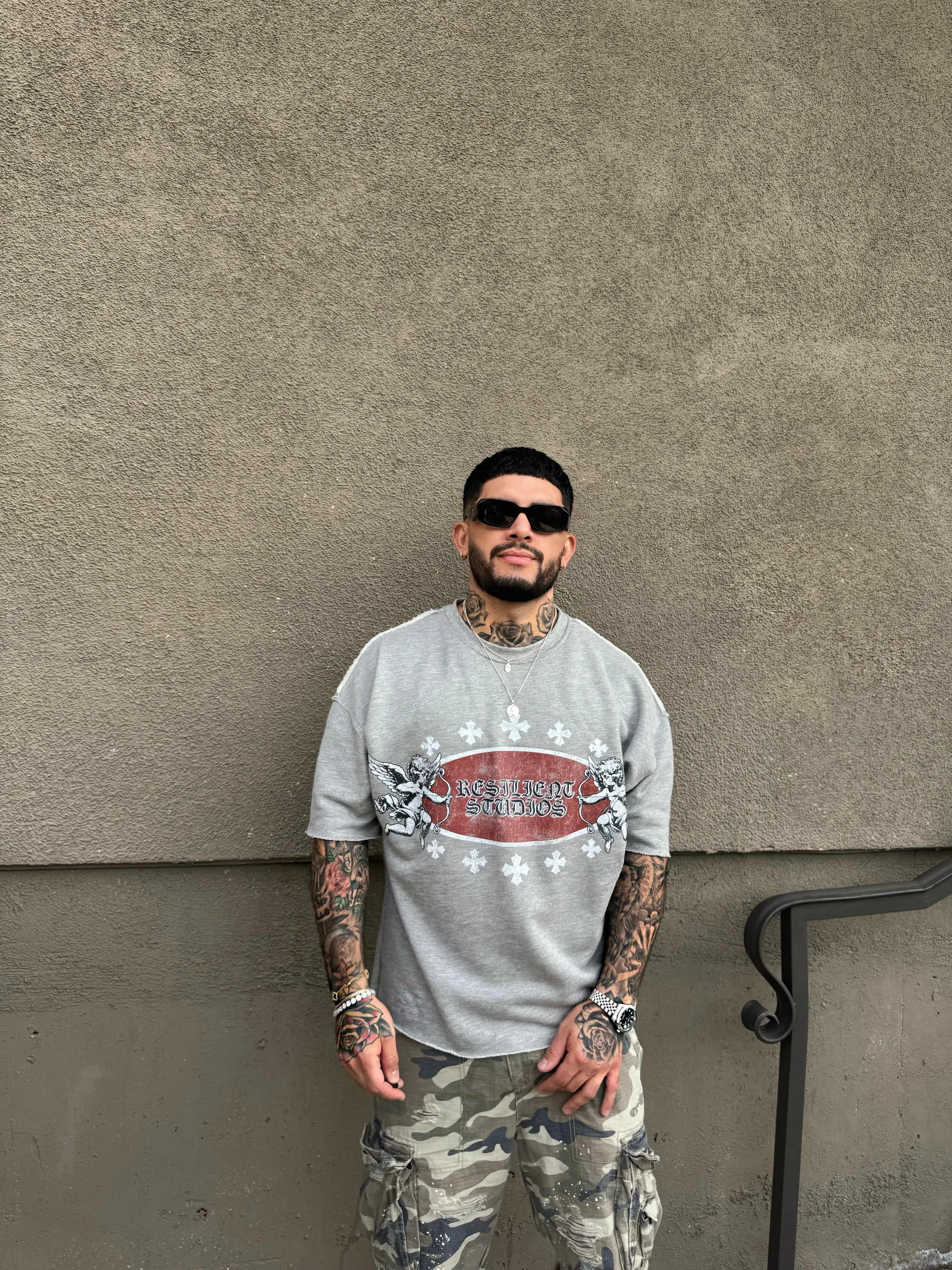Resilient Studios (Gray t-shirt)