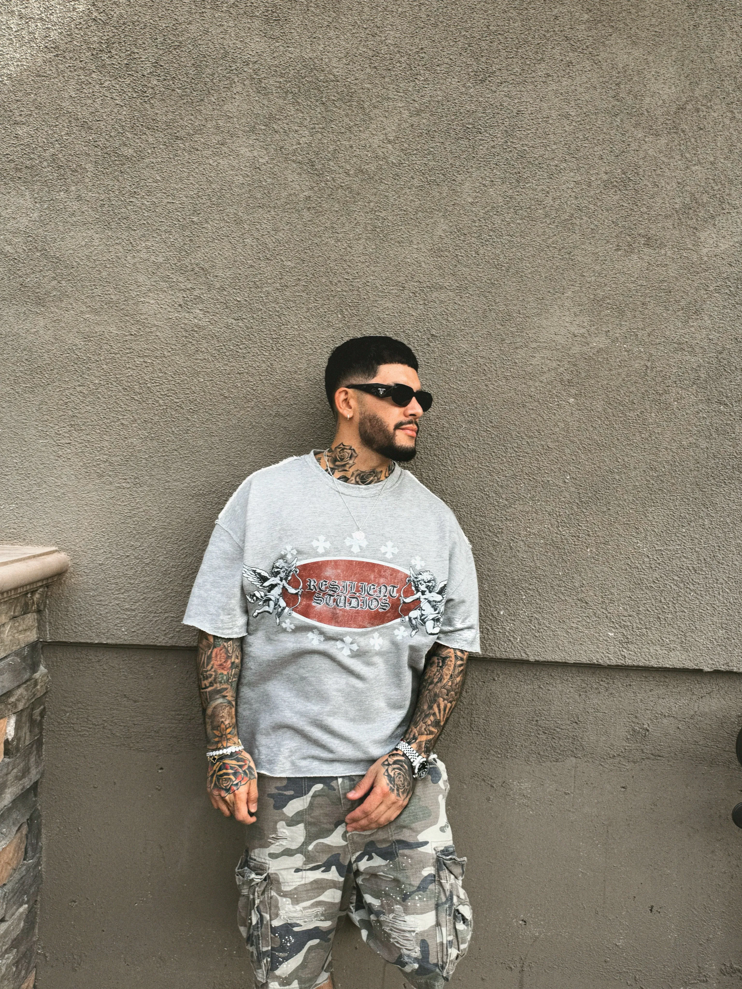 Resilient Studios (Gray t-shirt)