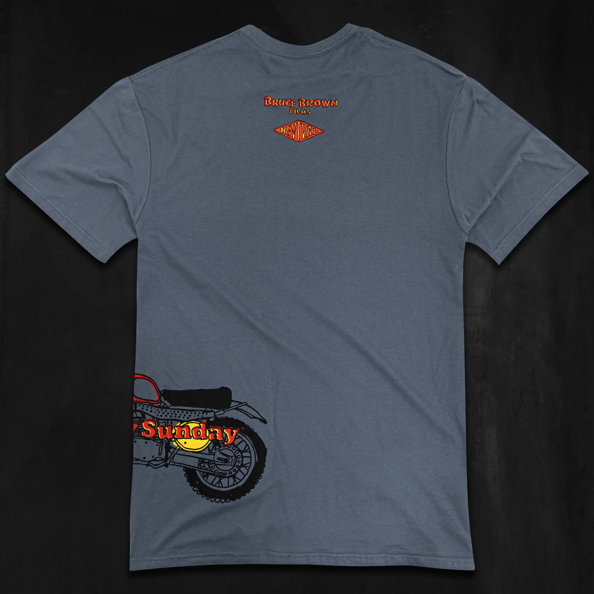 Revival X On Any Sunday Husquy T-Shirt - Blue