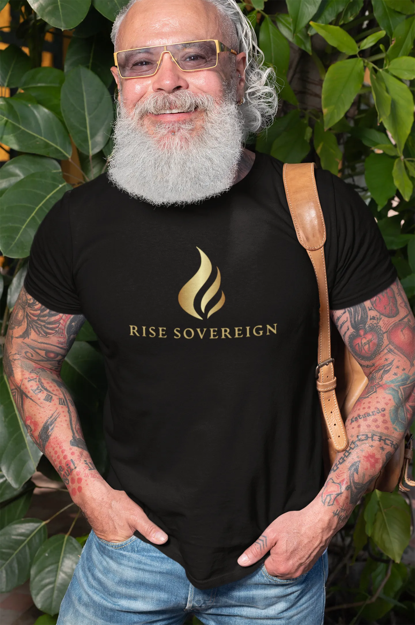 RISE SOVEREIGN INNER FLAME Gym Shirts - Front