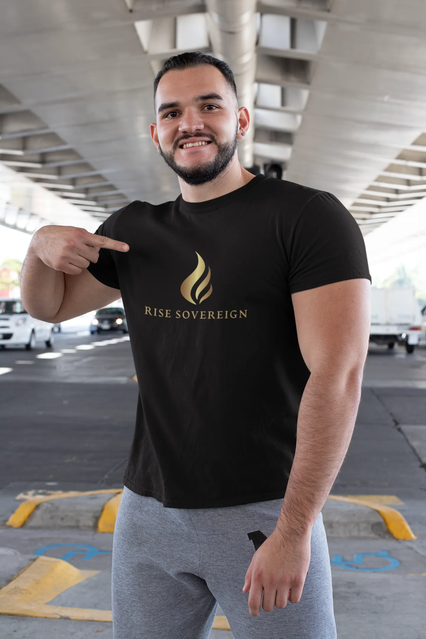 RISE SOVEREIGN INNER FLAME Gym Shirts - Front