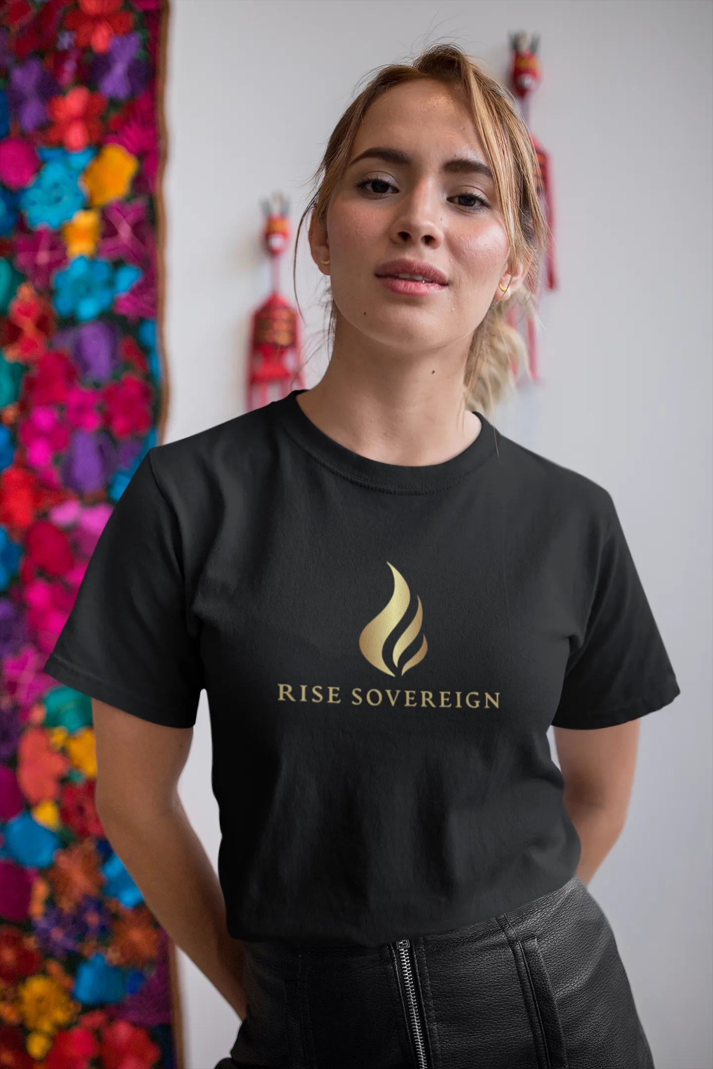 RISE SOVEREIGN INNER FLAME Gym Shirts - Front