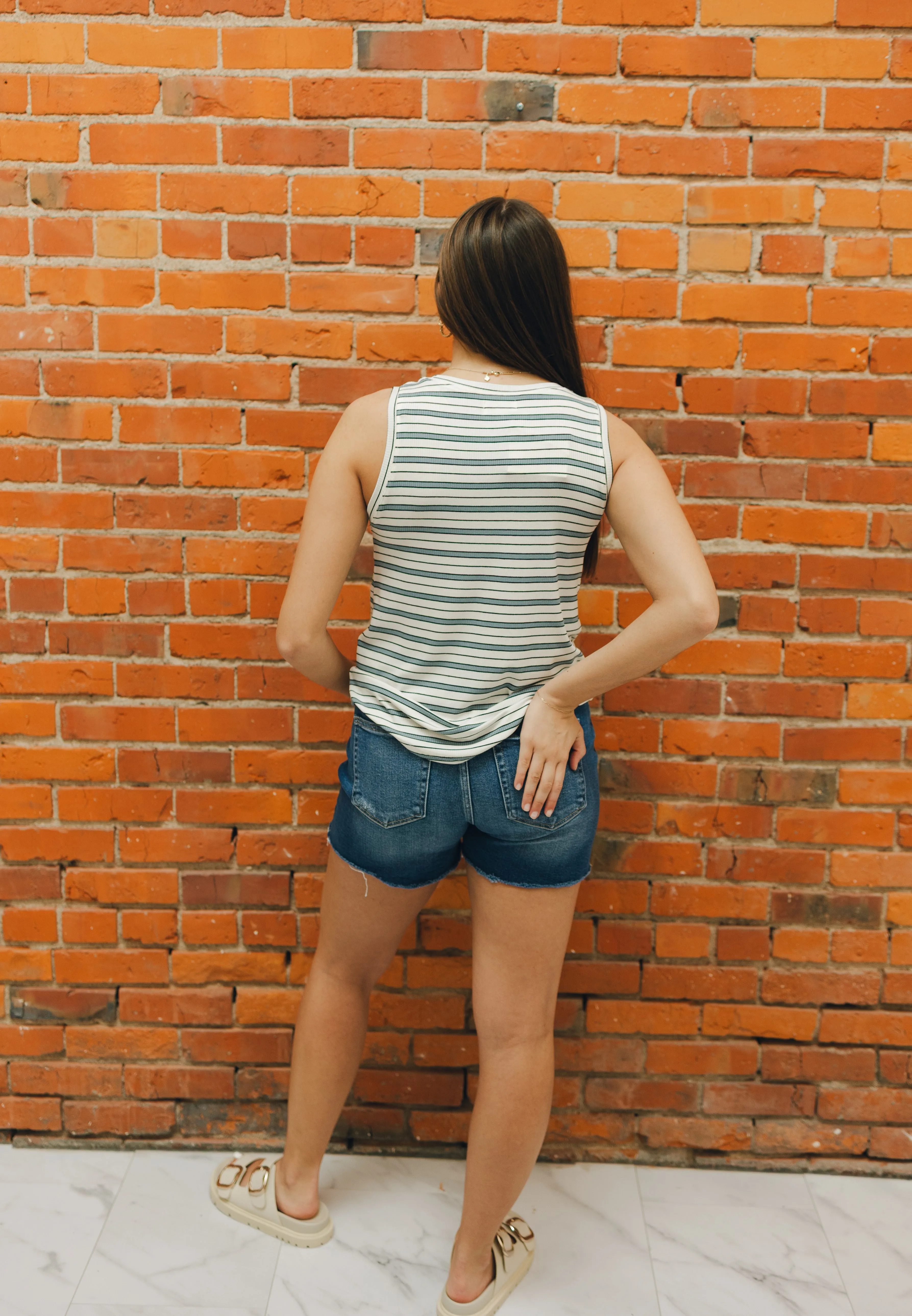 Risen High Rise-Relaxed Fit Shorts
