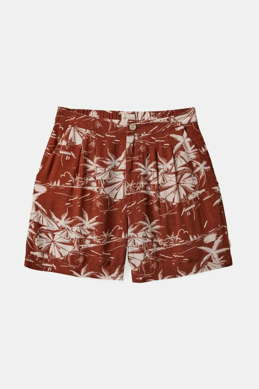 Riviera Short - Sepia