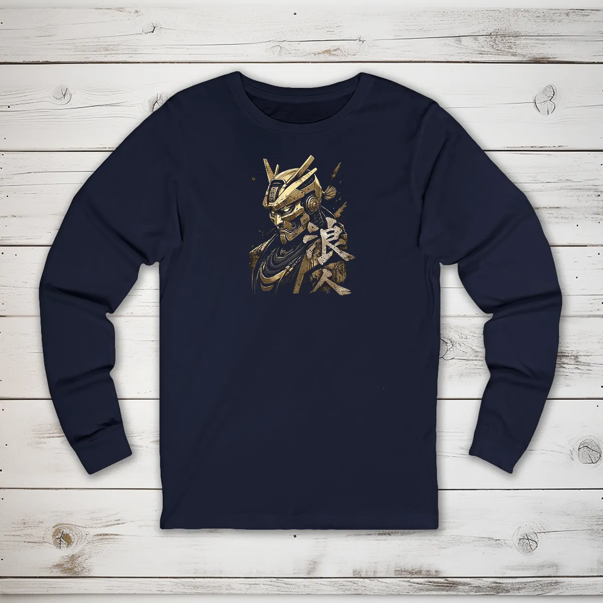 Ronin (Gold) Kanji Long Sleeve T-Shirt