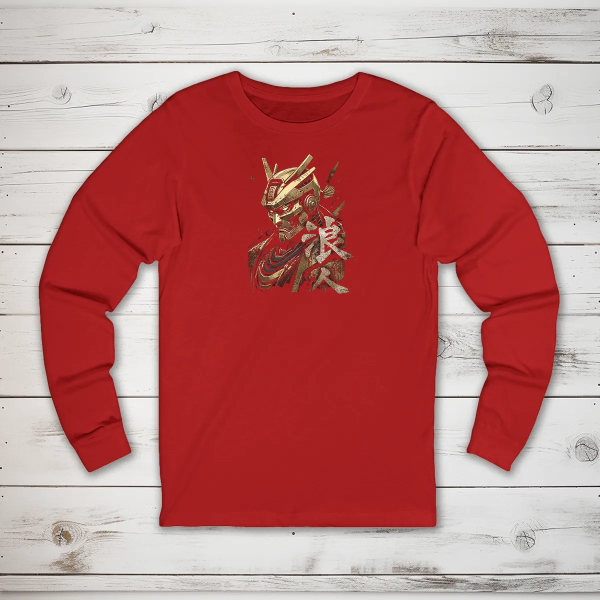 Ronin (Gold) Kanji Long Sleeve T-Shirt