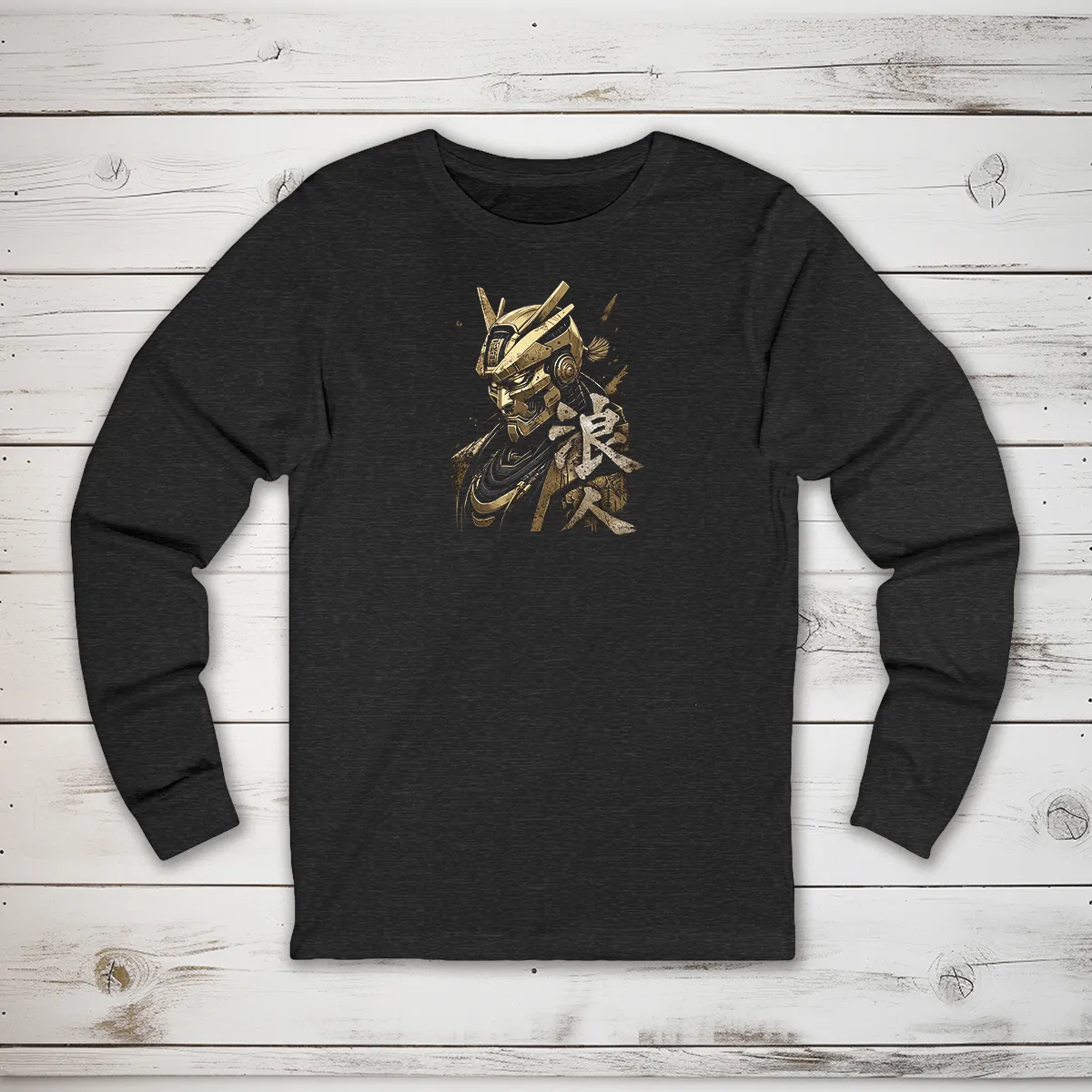 Ronin (Gold) Kanji Long Sleeve T-Shirt