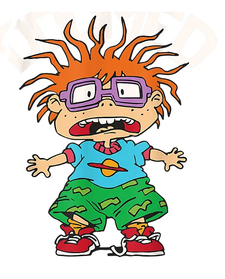 Rugrats Chuckie Bacon Men's All Over Print Relaxed-Fit Shorts