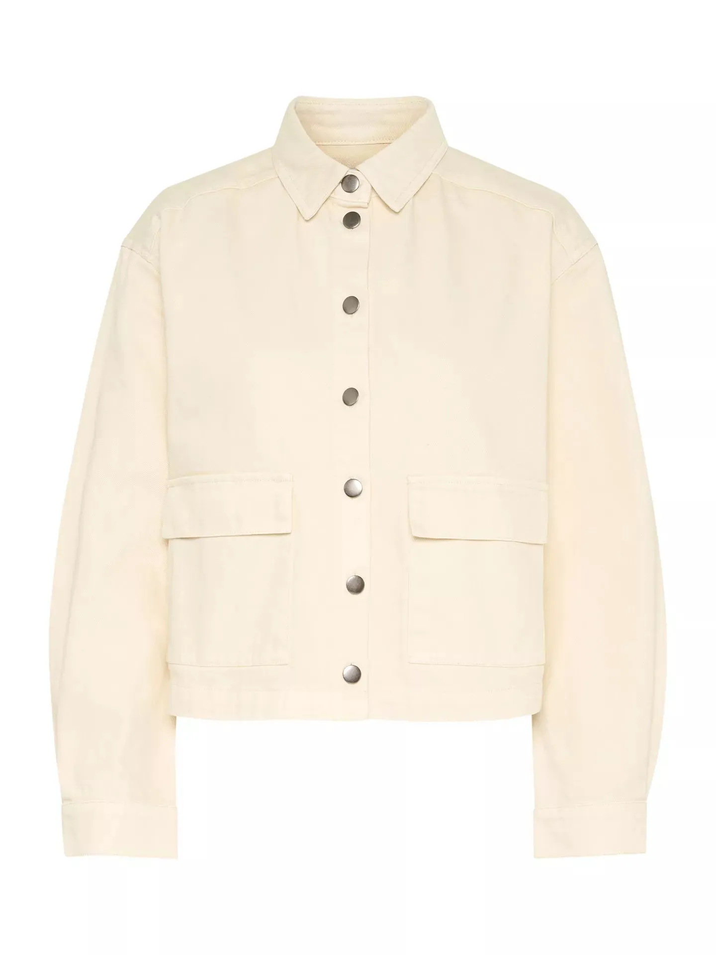 Saint Tropez Ilu Denim Jacket, Cream