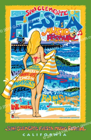 San Clemente Fiesta Music Festival Poster 2019