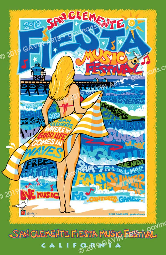 San Clemente Fiesta Music Festival Poster 2019