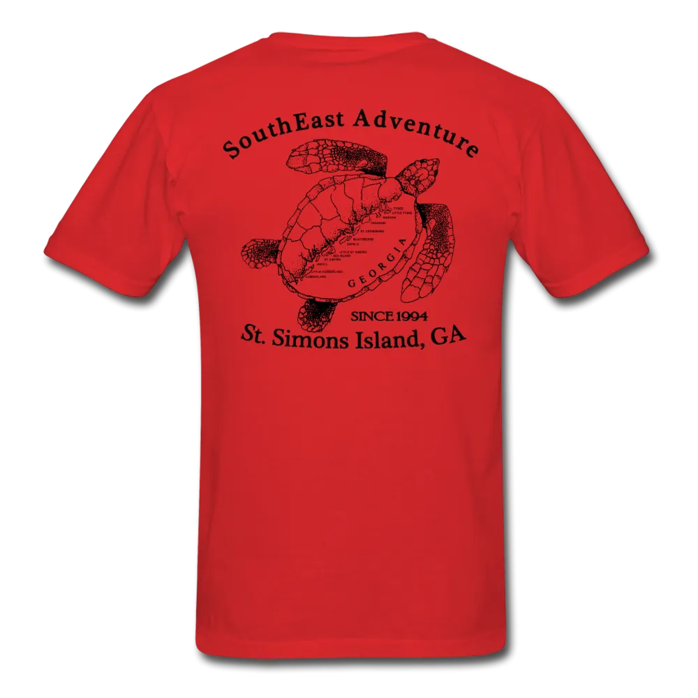 SEA Turtle Logo Cotton Fruit of the Loom T-Shirt