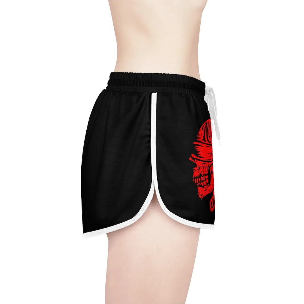 See No Evil/ Relaxed fit Shorts/ Black/Red