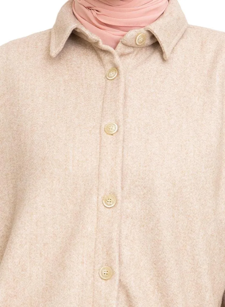 Sh-Coffee Feather Shirt
