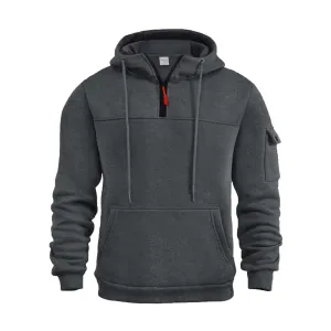 SHAOBGE Early Deals 2024 Camo Hoodie Men Hoodies For Men Y2K MenS Hoodies Quarter Zip Pullover Vintage Workout Running Active Hoodies With Pockets Sweatshirt 1-Dark Gray Xx-Large