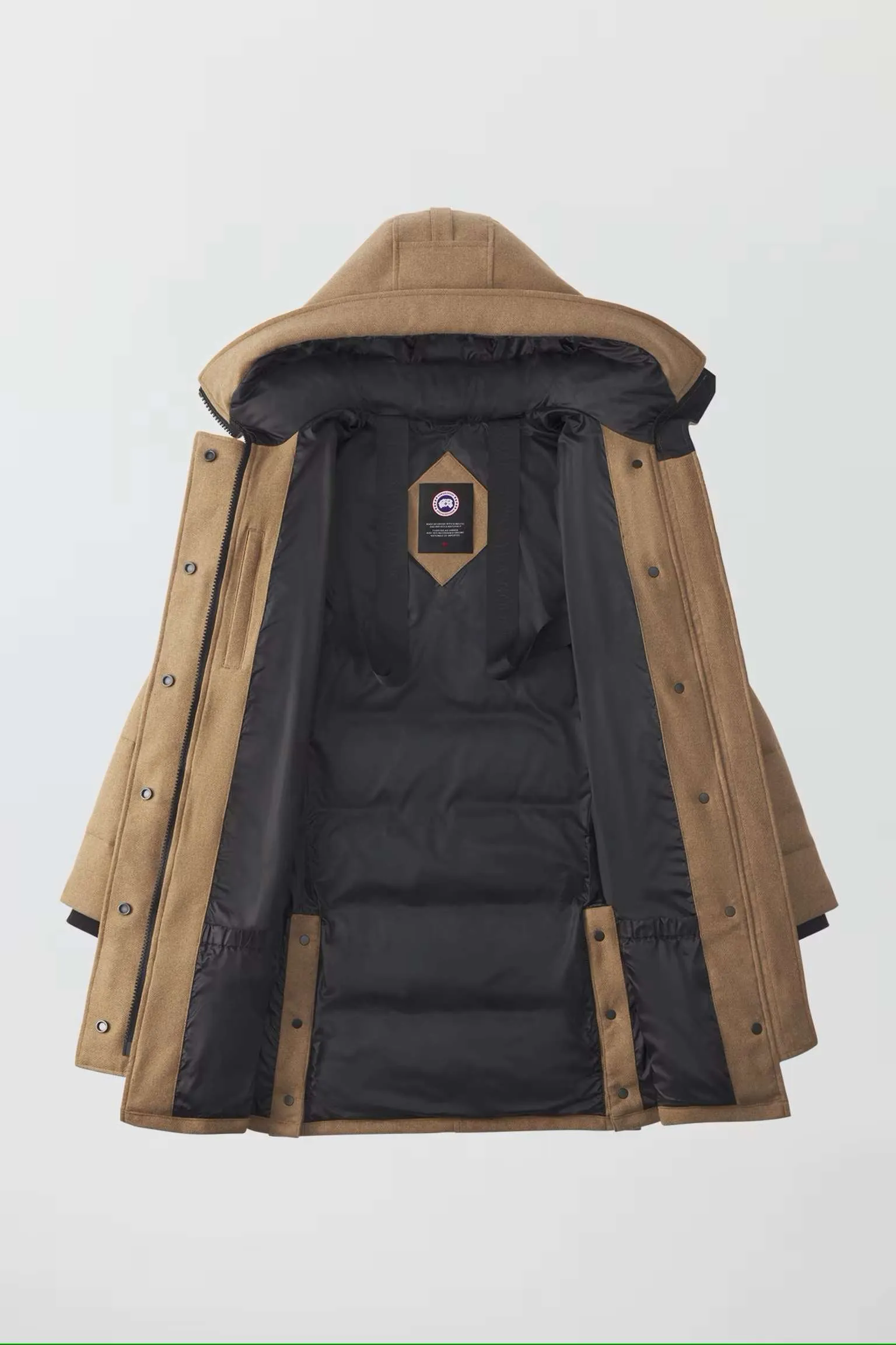 Shelburne Parka AlluraLuxe Wool  Camel Melange  3802WB3