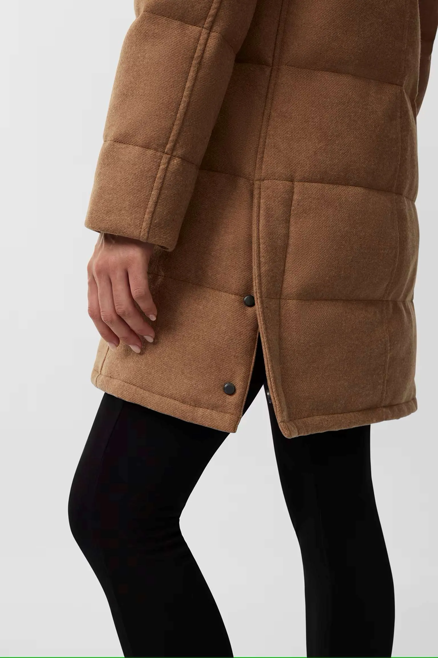 Shelburne Parka AlluraLuxe Wool  Camel Melange  3802WB3