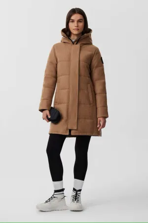 Shelburne Parka AlluraLuxe Wool  Camel Melange  3802WB3
