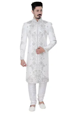 Sherwani (Custom Tailored) - (D.No.-1234)
