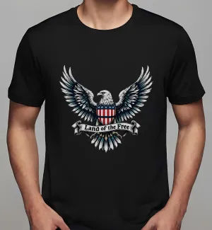 shop fourth of july t-shirts: Patriotic Eagle Design | Classic T-Shirt (Unisex)