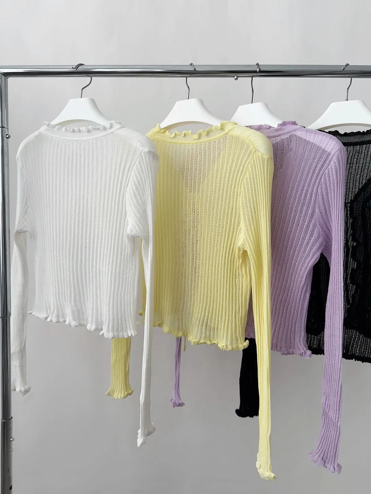 short sun cardigan top