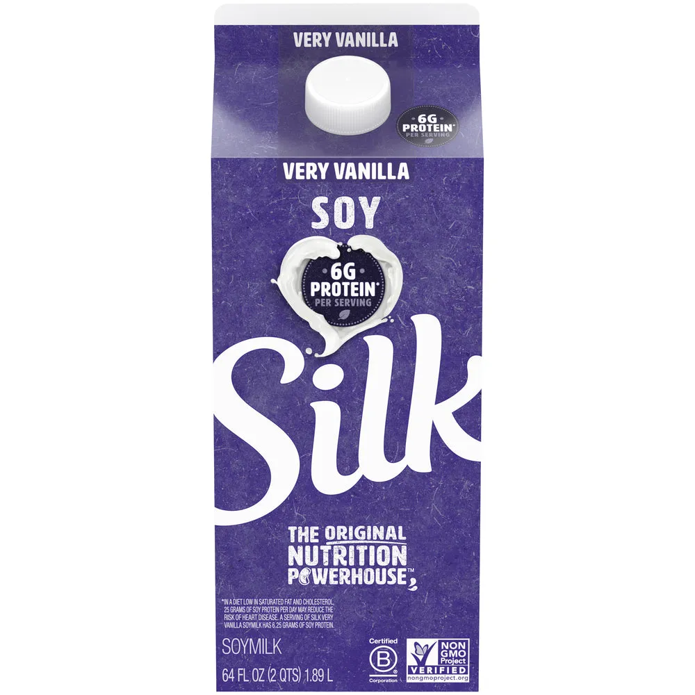 Silk Soymilk Very Vanilla 64oz