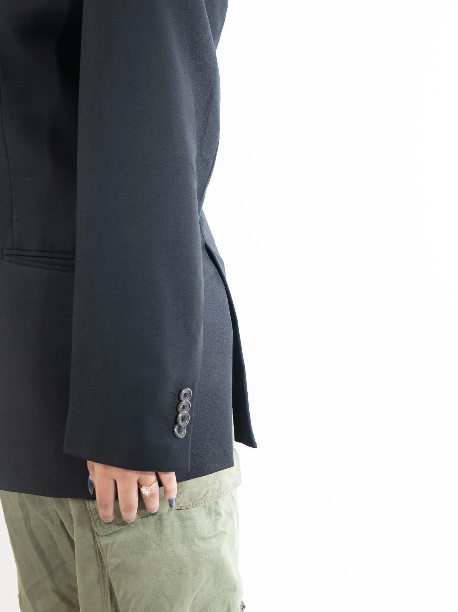 Simon Carter Black Tailored Fit Blazer