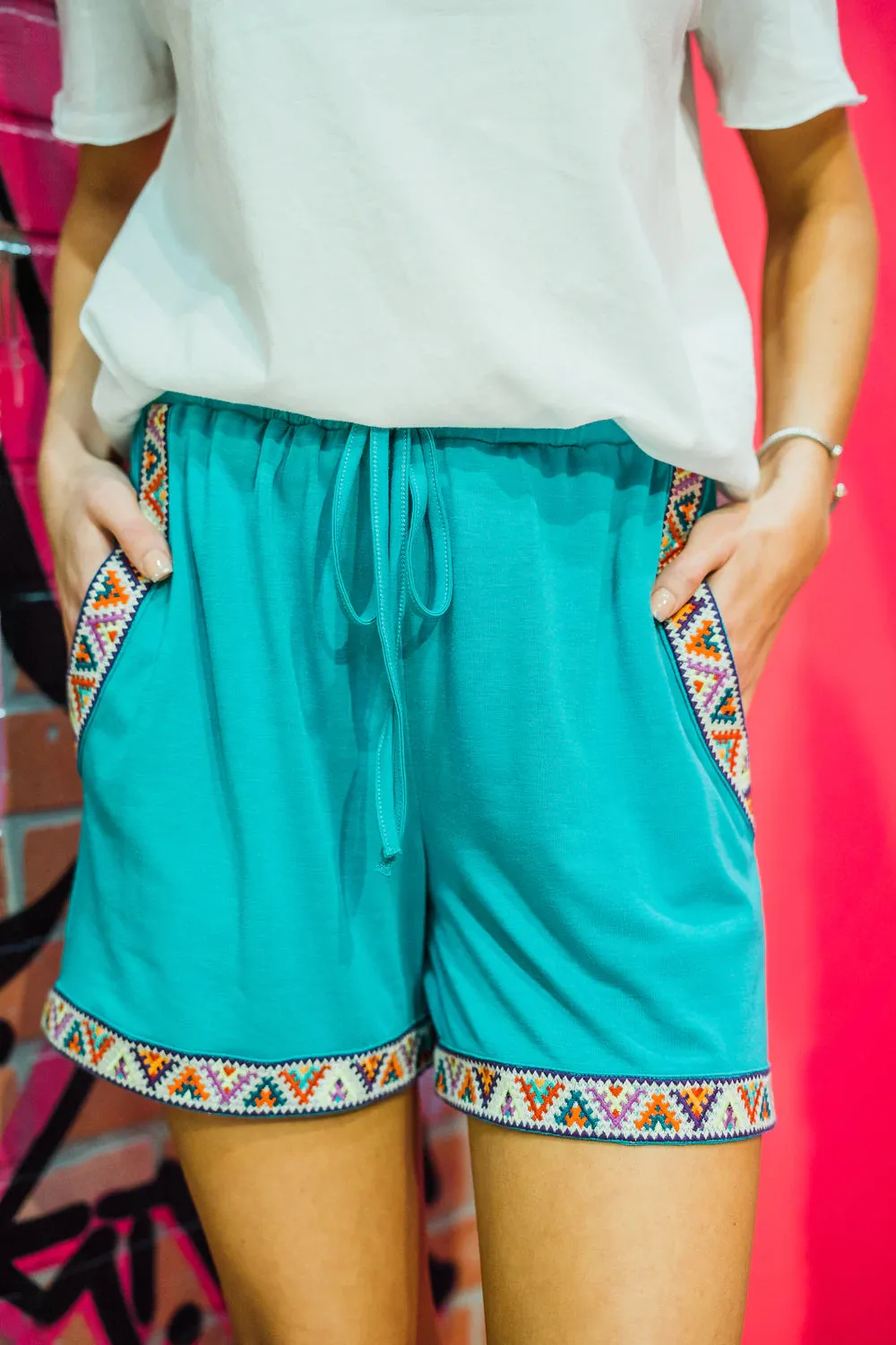 Skye Embroidered Shorts