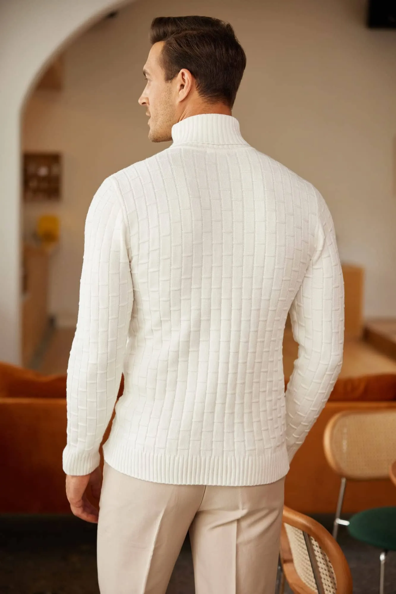Slim Fit Turtleneck Thermal Sweaters (US Only)