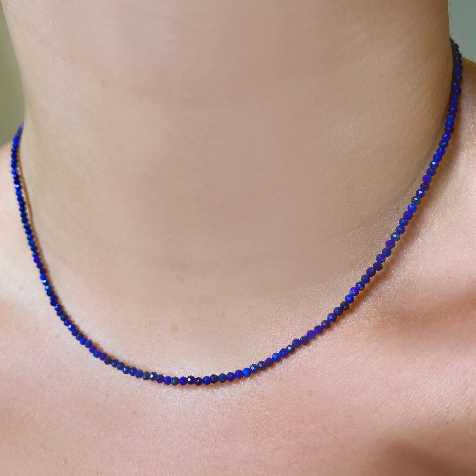Slim Gemstone Necklace