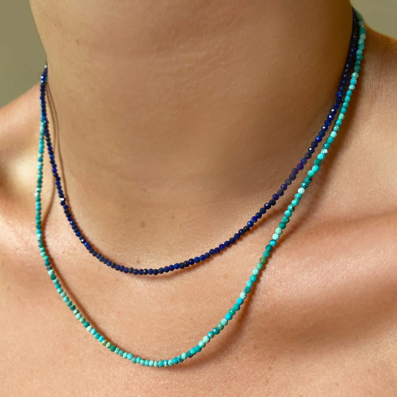 Slim Gemstone Necklace