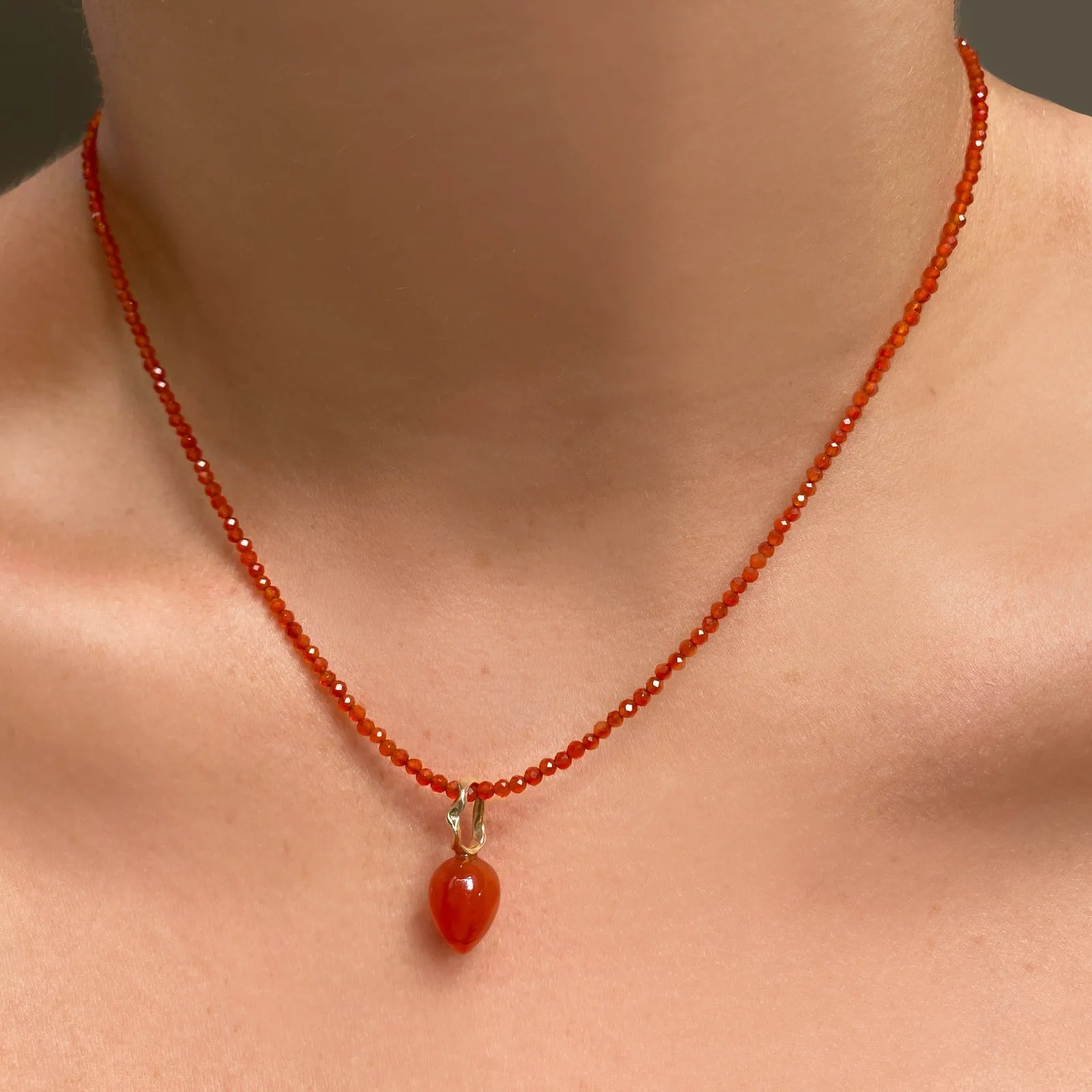 Slim Gemstone Necklace