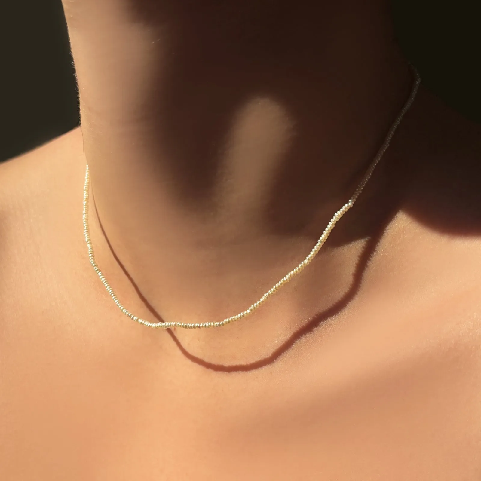 Slim Gemstone Necklace