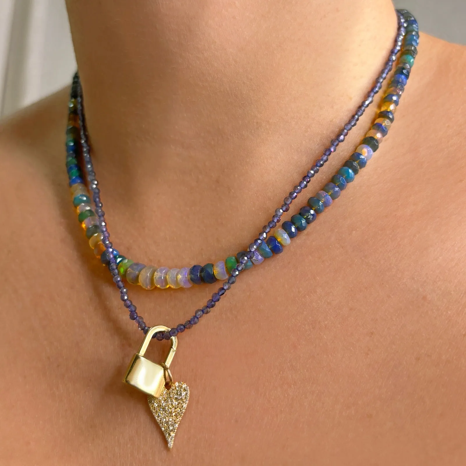 Slim Gemstone Necklace