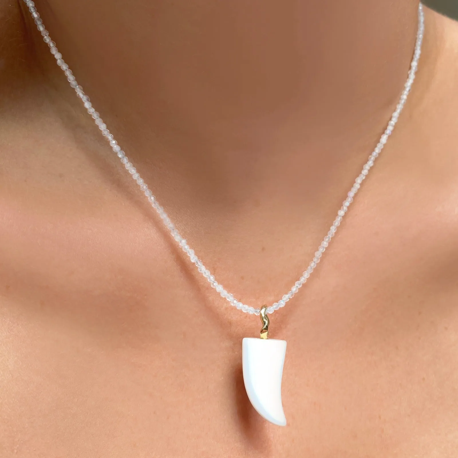 Slim Gemstone Necklace